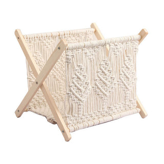 Porte Revue Élégant en Tissu Premium