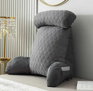 Coussin De Lecture Confort Gris Signature