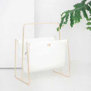 Élégant Porte-Revue Blanc