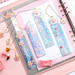 Marque-Page Fleur Kawaii d'Artisanat Élégant