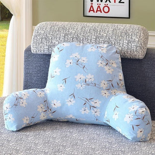 Coussin De Lecture À Motifs Floraux Élégants