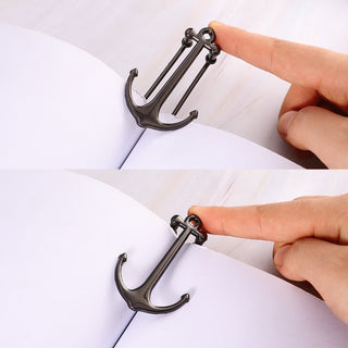 Porte-Page Ancre Élégance Noire