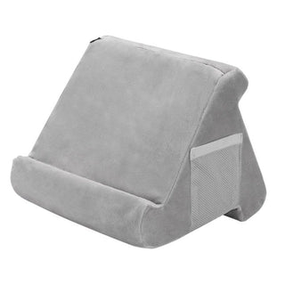Coussin Porte-Livre Élégant Gris