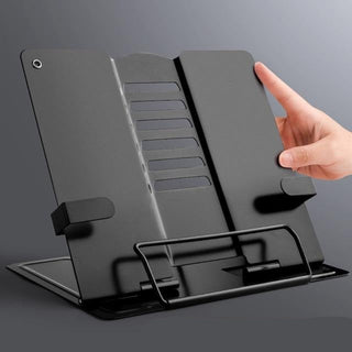 Support De Livre En Métal Noir Élégant