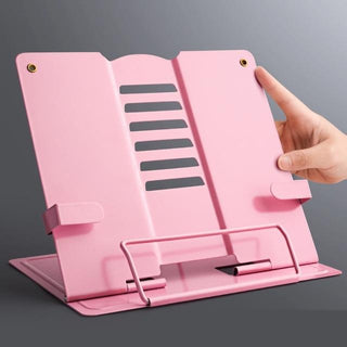 Support De Livre En Métal Rose Élégance