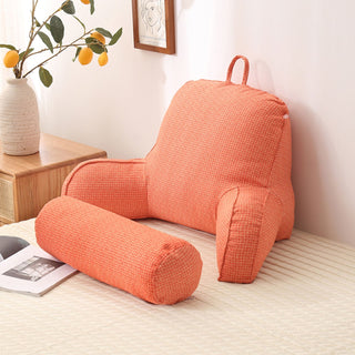 Coussin De Lecture Confort Orange Élégance