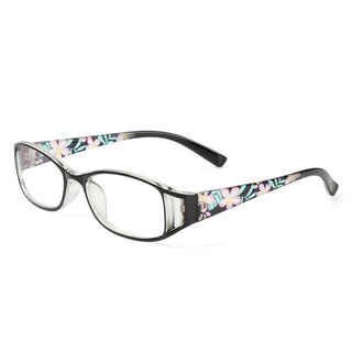 Lunettes Grossissantes À Motif Floral Élégant