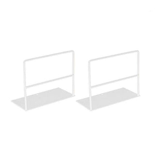 Serre-Livre Élégant De Bureau Blanc