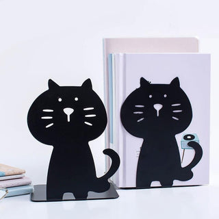 Serre-Livre Chat Mignon Élégance