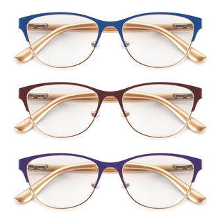 Lunettes De Lecture Éclat Doré