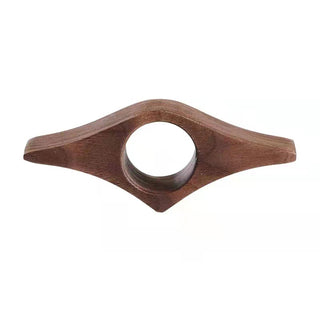 Porte-Page Élégant En Bois Foncé Prestige