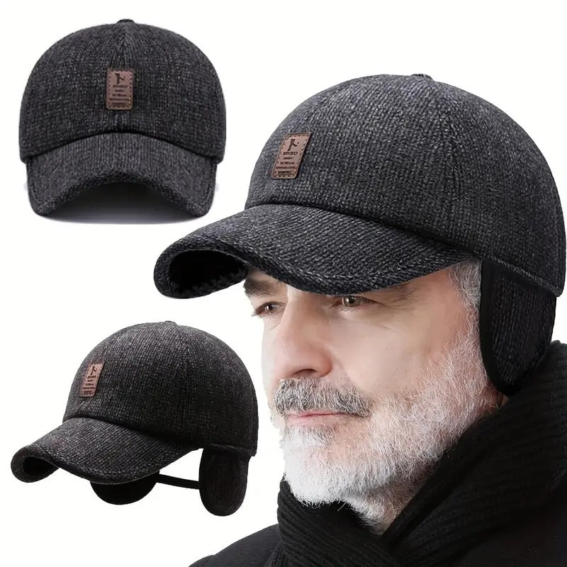 Casquette d'Hiver homme avec Cache Oreilles