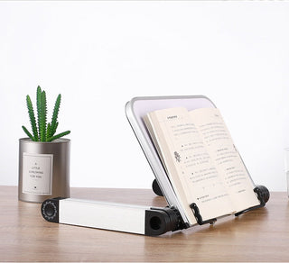 Support De Livre Articulé Élégant Blanc