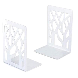 Serre-Livre Style Scandinave Blanc Élégant
