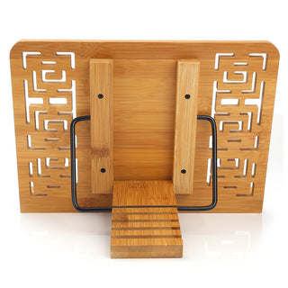 Support Design Pour Livre En Bois Geométrique