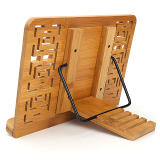 Support Design Pour Livre En Bois Geométrique