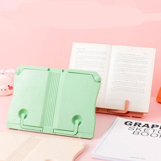 Repose-Livre En Plastique Vert Signature