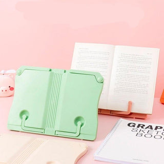 Support Livre En Plastique Orange Élégance