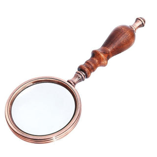 Loupe De Lecture Vintage En Bois Élégance