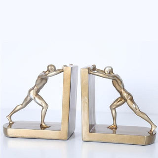 Serre-Livres Sculpture Homme Design Élégant